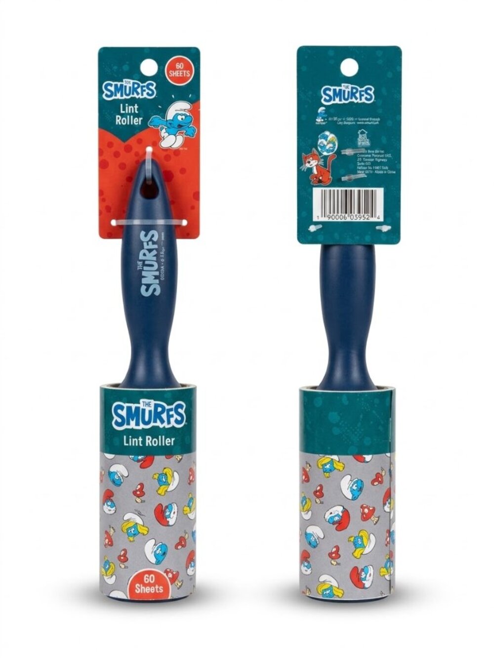 THE SMURFS LINT ROLLER 60 SHEETS